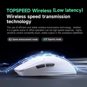 Select A7 Gaming <b>Mouse</b> Triple Mode <b>Wireless</b> PAW3395 26000dpi 2.4GHz Lightweight Support Laptop Office <b>Mouse</b> - Product Image 5
