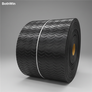 สายพานลำเลียงแบบมีร่องลายเชฟรอน <span class=keywords><strong>EP</strong></span> 400 Din 22102 ผลิตตามสั่ง พร้อมจัดส่งรวดเร็ว ทนทาน - Product Image 1