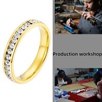 Klassieke Unisexroestvrij Staal L Trouwringen Rvs Diamant Verloving Sieraden Islam Koppels Valentijnsdag Cadeau