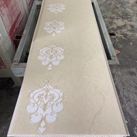 Panel de techo de PVC laminado blanco al mejor precio de fábrica, azulejos de techo para construcción