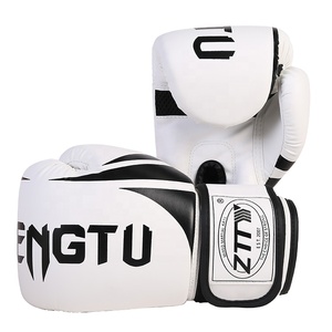 قفازات الملاكمة الجديدة LA تصميم جديد مخصص من Muaythai قفازات الملاكمة المهنية MMA PU قفازات الملاكمة الجلدية - Product Image 1