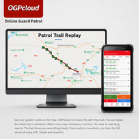 Dispositif de patrouille SOS A13, application OGPonline, alerte d'urgence, partage de localisation GPS pour une réponse rapide, système de patrouille de sécurité, protection