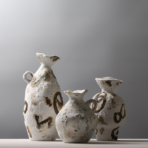 Vase à fleurs en céramique 100% personnalisé fait à la main, ornement en <span class=keywords><strong>porcelaine</strong></span>, vase à fleurs de table en céramique, vases de luxe - Product Image 4