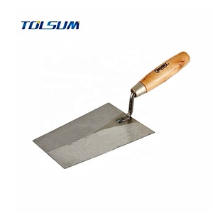 Espátula de Albañilería de Acero al Carbono con Mango de Madera Industrial de Alta Calidad, Agarre Ergonómico, Herramienta de Albañilería, Herramienta para Bordillos de Concreto, Herramientas de Estuco - Product Image 6