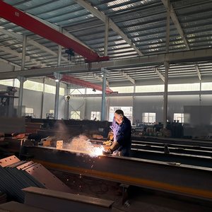 La Chine a fait de bonne qualité Galpones Industriales lumière + structure + entrepôts préfabriqués en acier Maisons préfabriquées en fibre de verre - Product Image 1