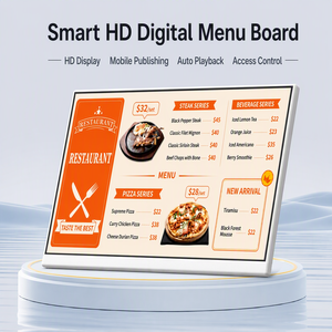 Display Menu Digitale Intelligente per Ordinazioni, Macchina Pubblicitaria, Lavagna Elettronica per Negozi di Tè, Hamburger e Caffè - Product Image 1
