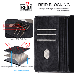 <span class=keywords><strong>Custodia</strong></span> a Portafoglio in <span class=keywords><strong>Pelle</strong></span> Antiurto per <span class=keywords><strong>iPhone</strong></span> 17 16 Pro Max, con Porta Carte Magnetico, Cover Posteriore per Tecno Camon 50 Pro Spark 50 Pop 20 - Product Image 3
