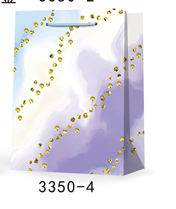 Sacchetti Regalo in Carta Effetto Marmo, Borse con Coriandoli in Lamina d'Oro per Matrimoni, Compleanni, Cosmetici e Confezioni Regalo per le Festività - Product Image 1