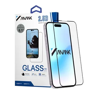 ANANK 2024 Corning Gorilla Tempered Glass 5X times stronger hardness Screen Protector for iPhone 14 Pro