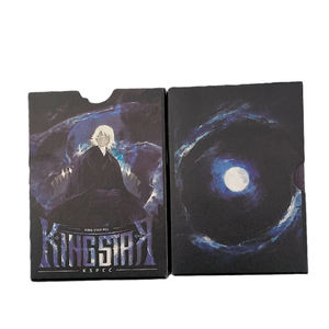 Cartes à jouer en plastique PVC noir de haute qualité, créatives, durables, imperméables, lisses, avec logo personnalisé - Product Image 4