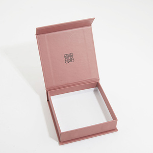Caja de Cartón para Regalo de Joyería Pequeña para Mujer, con Logotipo Personalizado, para Viajes - Product Image 1
