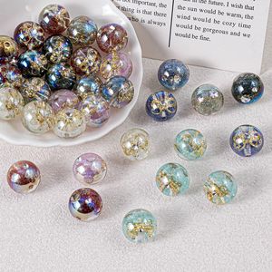 Perles rondes en résine plastique Heidi Galaxy à trou traversant, accessoires de <span class=keywords><strong>bijoux</strong></span> faits à la main, matériaux pour chaînes de téléphone, vente en gros - Product Image 3
