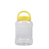 Récipient de stockage d'aliments pour animaux de compagnie sans BPA 1 litre 1 pot en plastique hermétique de 5 litres avec couvercle verrouillable pour l'approvisionnement direct en usine d'aliments secs