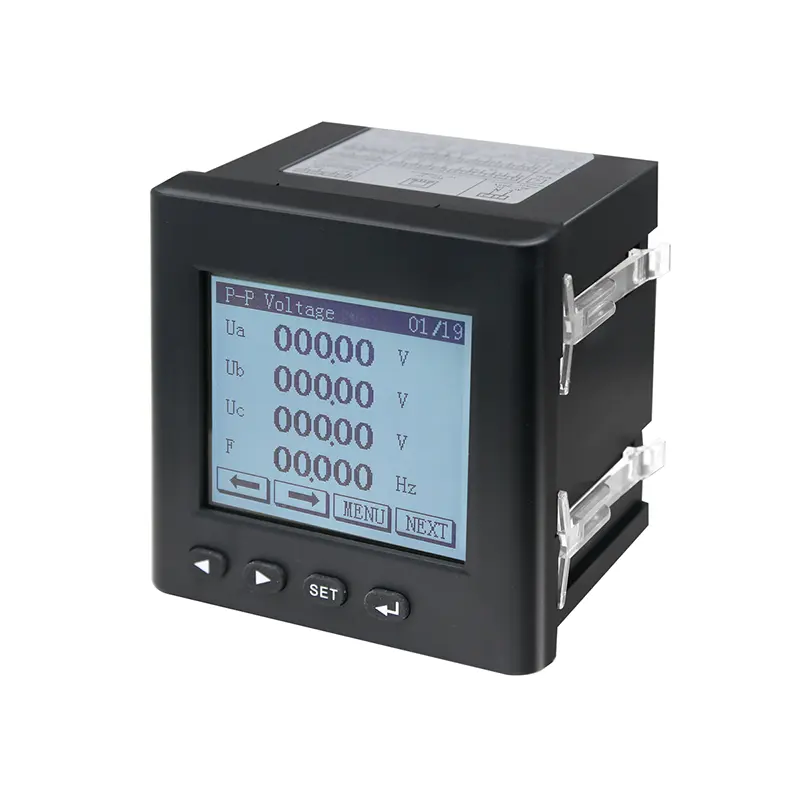 BJ194Q-9SY tres fase digital multi función Metro CT connect 2-51 THD armónica 3P4W contador de energía eléctrica con RS485 modbus