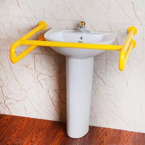 Zhuomao Washbasin <b>Grab</b> <b>Bars</b> Stainless Steel 200kg Load Capacity For Elderly And Disabled People Bathroom Safety Support - Product Image 1