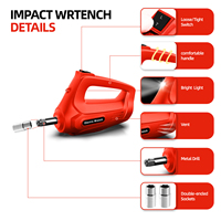 Kit de Gato Hidráulico Eléctrico para Coche 12V 5T 3 en 1 con Llave de Impacto, Bomba de Neumáticos, LED y Elevador Analógico de 36cm para Reparación en Carretera de SUVs, Certificación CE