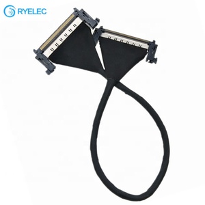 Jae Mikro-Koaxial-Schirmkabel LVDS Pitch EDP PE51 Stecker auf RE51 Stecker 51-polig 0,5mm Elektronik 24-40AWG 20cm ROHS REACH RY - Product Image 2