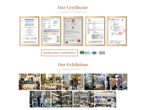 FANGSHENG Nuovi Vasi <span class=keywords><strong>da</strong></span> Fiori Multicolore per Esterni, Fioriere Uniche in Ceramica, Set di Vasi per Decorazioni Matrimoniali e Regali - Product Image 6