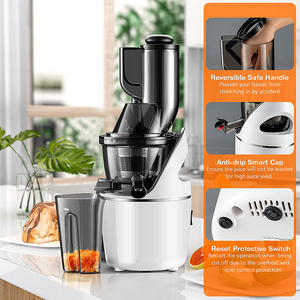 Presse-agrumes électrique haut de gamme pour grenade et Oran fabricant de smoothie et de jus de fruits entiers frais pressés lentement - Product Image 3