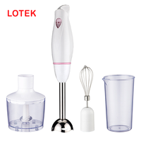 Mixeur Plongeant Portable USB Électrique Silencieux à 2 Vitesses Variables pour Smoothies, avec Récipient Sans BPA pour Usage Domestique
