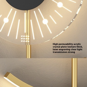 Applique <span class=keywords><strong>murale</strong></span> LED créative de luxe pour salon chambre à coucher forme technologique fond mur charge gratuite câblage chevet accessible - Product Image 5
