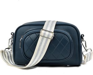 Purse <b>Strap</b> Silver Hardware Wide <b>Bag</b> <b>Straps</b> <b>Replacement</b> Crossbody Adjustable Shoulder <b>Strap</b> For Purses - Product Image 3