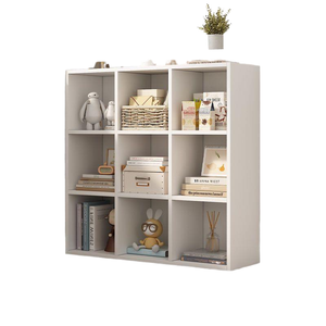 Customizable Wooden Storage Bookcase Floor-Standing <b>Open</b> Shelving Unit Multifunctional Ideal for Home School and Office - Product Image 1