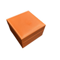 Boîtes rigides en carton imitation papier orange pour présentation, avec gaufrage, pelliculage mat, revêtement UV, emballage pour chaussettes, fourrure, boîte cadeau
