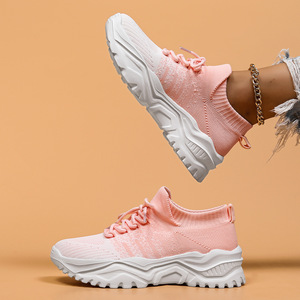 <span class=keywords><strong>Chaussures</strong></span> de sport décontractées pour femmes grandes tailles 40-44, respirantes, légères, confortables, à enfiler, semelle extérieure en EVA - Product Image 4