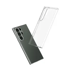 Ultra Thin Soft TPU Gel Transparent Crystal Clear Back Cover Phone Case For Samsung Galaxy S24 Ultra