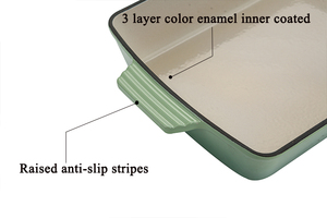 Sáng đồ gia dụng hiện đại 10-Piece gang Cookware Set với lớp phủ men không dính Pan gas & cảm ứng sẵn sàng thân thiện với môi - Product Image 5