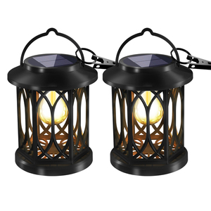 Lampe solaire LED à effet flamme JIUAN moderne pour usage extérieur en jardin, haute luminosité, éclairage blanc chaud projeté, économie d'énergie, IP65 - Product Image 2