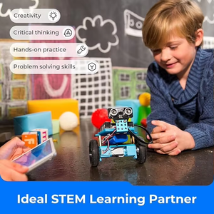 Çocuk yetişkin başlangıç kodlama programlama öğretici oyuncaklar DIY kök eğitim Makeblock 3In1 akıllı <span class=keywords><strong>Robot</strong></span> araba kitleri <span class=keywords><strong>Arduino</strong></span> için Set - Product Image 4