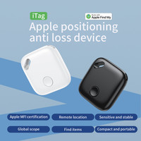 Traceur GPS intelligent rechargeable USB-C MFi pour AirTag, localisateur de clés, de portefeuille, de bagages, de vélo, pour chats et chiens, compatible avec la fonction Localiser mon appareil
