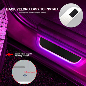 Feux de Courtoisie de Portière de Voiture Étanche avec Logo Personnalisé, Éclairage LED de Seuil de Portière, Lumière de Pédale de Portière de Voiture - Product Image 5