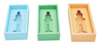 Boîte d'emballage de luxe pour sérum et huile essentielle, avec logo en feuille d'or en relief, pour produits de soin et parfums, avec insert en mousse EVA et papier