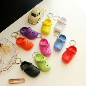 <b>Plastic</b> Foam Beach Hole 3D Mini Sandal Slipper Keychain EVA Keychain Decoration Kawaii Beach Shoe <b>Key</b> <b>Chain</b> - Product Image 4