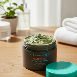 BRINGGREEN Tea Tree Cica Pore Cream Strong 100g <b>Set</b> Face Mask Moisturizing Korea Cosmetic K-beauty All Skin Types - Product Image 3