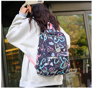New Stylish Durable Leisure Travel Large Capacity <b>Backpack</b> Set Teenage Girls <b>Children</b> Kids Students Schoolbag With Pencil Bag - Product Image 3