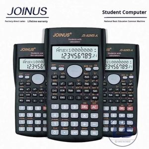 Calculatrice scientifique solaire en plastique, double alimentation, affichage 12 chiffres, multifonctionnelle, texte et images, multilingue pour les examens - Product Image 2