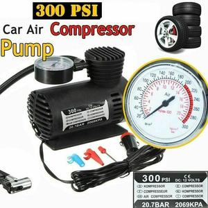 Compresseur d'air portable OEM 300 PSI 12V pour voiture, mini-pompe de <span class=keywords><strong>gonflage</strong></span> de pneus avec manomètre et embouts de <span class=keywords><strong>gonflage</strong></span>, tuyau en caoutchouc - Product Image 6