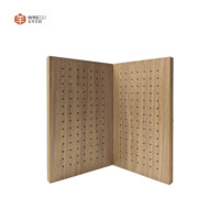 WINEGO Panneaux de plafond acoustiques perforés de qualité studio Panneaux de mur acoustiques perforés en bois NRC pour auditorium