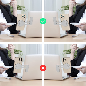 Accessoires pour <span class=keywords><strong>ordinateur</strong></span> <span class=keywords><strong>portable</strong></span> Interaction à double écran <span class=keywords><strong>Support</strong></span> pour téléphone <span class=keywords><strong>portable</strong></span> pour tous les téléphones portables Charge sans fil magnétique - Product Image 4