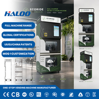 Distributeur automatique Haloo Commercial pour 2 casques, avec désinfection à la vapeur, séchage rapide, paiement et nettoyage, Wi-Fi 4G LTE