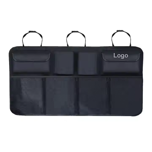Sac de rangement pour voiture en tissu Oxford polyester imperméable, organisateurs suspendus pour siège arrière avec fonctionnalités d'organisation pour siège et coffre de voiture - Product Image 1