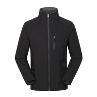 Stock Hommes Hiver Veste Softshell Imperméable Membrane Respirante 3 Couches Polaire Collé Coupe-Vent Extérieur Manteau d'Automne Veste