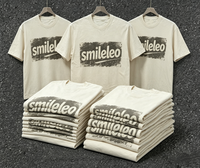 Camiseta de Hombre de Algodón Grueso, Estilo Vintage, con Estampado Gráfico Personalizado, Talla Grande