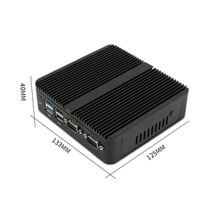 มินิพีซีอุตสาหกรรมพร้อมซีพียู Intel J4125 QuadCore 2.0GHz แรม DDR4 พอร์ต LAN คู่ ช่องรับไฟ 12V สำหรับระบบอัตโนมัติในโรงงาน - Product Image 1