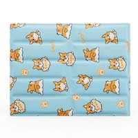 Alfombrilla de Gel Refrigerante para Mascotas al por Mayor con Estampado de Perro de Dibujos Animados, Almohadilla de Hielo de Verano para Gatos, Perros, Jaulas y Áreas de Descanso Interiores
