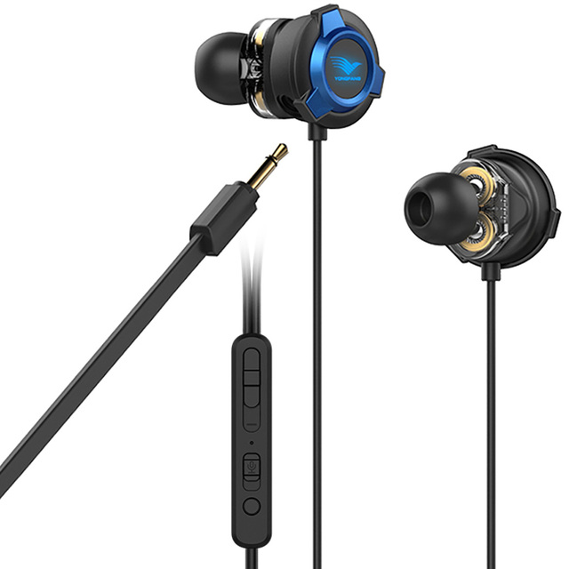 Private Model Dual Driver Fones De Ouvido Earbud & In-Ear Wired Type C Earphones Headphone